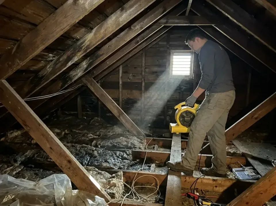 attic-water-damage-drying-proc-007 — frequently asked questions, Emergency Water Extraction & 24/7 Flood Response in Falcon…
